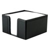 DELMON VARONE - Premium Leather Boxcalf Black Note Box with