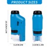 Gukasxi Kids Portable Microscope,60X - 120X Pocket Handheld Microscope Mini
