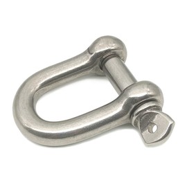 D Ring Shackle Lock-M16/0.63", 304 Stainless Steel D Ring for Heavy Duty Construction, Rigging, Vehicle Recovery, Hauling, Tie Downs, Hanging-1 Pcs
