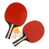 REGAIL Ping Pong Paddle Set Portable Table Tennis Set With