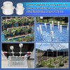 Boltigen 2Pcs White PVC Pipe Fittings, 3inch NPT Male Thread