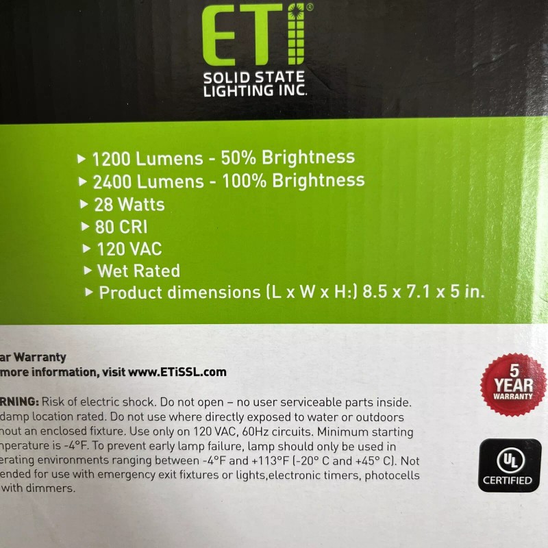 ETi 240 Degree LED Motion Sensor Light Outdoor Bronze Twin