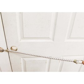 POLYPRO (2 Pack) Heavy-Duty 24" (61 cm) White Bungee Cord | Rubber Tipped Hooks | Black Stripe Design | Great for Camping, Securing Items, Outdoor Adventures