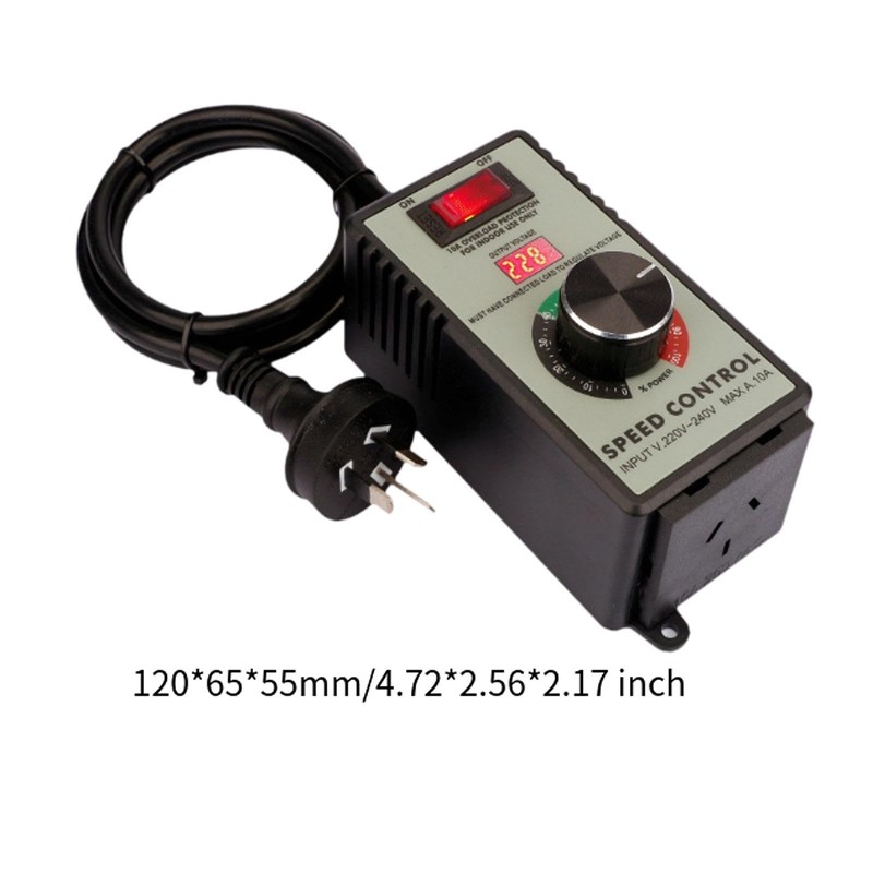 Qianly Motor Speed Controller Speed Regulator 220V-240V Professional Power Tool