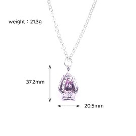 Sizuuenn Magical Girl Madoka☆Magica Soul Stone Soul Gem Ring Necklace Keychain Cosplay Accessory Goods for Photography Souvenir Gift
