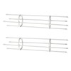 2 Sets Vines Climbing Support Balcony Outdoor Steel Pipe Plant