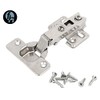 5 Pares Bisagra Bidimensional Recta 35mm Cobertura Completa 110 Grados