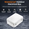 QILIPSU Waterproof Junction Box IP67 Outdoor Plastic Electrical Project Enclosure