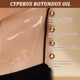 MADGININE Cyperus Rotundus Oil,Cyperus Rotundus, Pure Cyperus Oil,Cypress Oil for Hair Removal,Cyprus Rotundus Oil,Cyperus Oil Natural,Cyperus Used to Reduce Hair Growth(60ml)