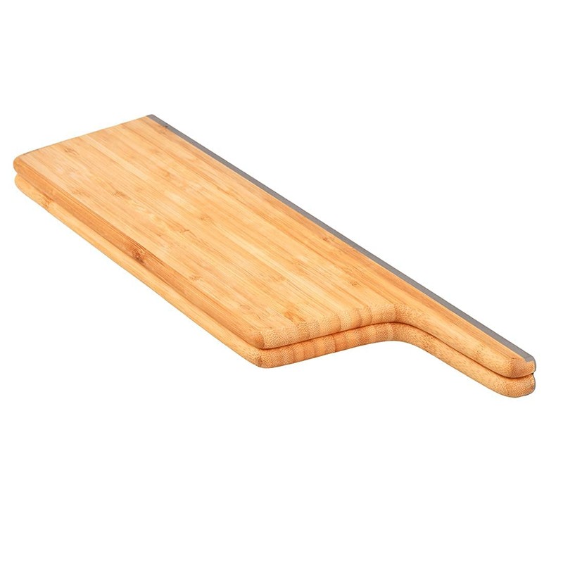 Taste Plus Folding Bamboo Cutting Board for Kitchen, Durable Wood