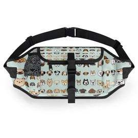 Treat Pouch for Dog Training - Waterproof Adjustable Waistband Pet Pouches, Waist Hanging Buckle Snack Bag Pocket for Dog Cat Feeding Walking Hiking Outdoor Travel Accessories and Essentials(Green)