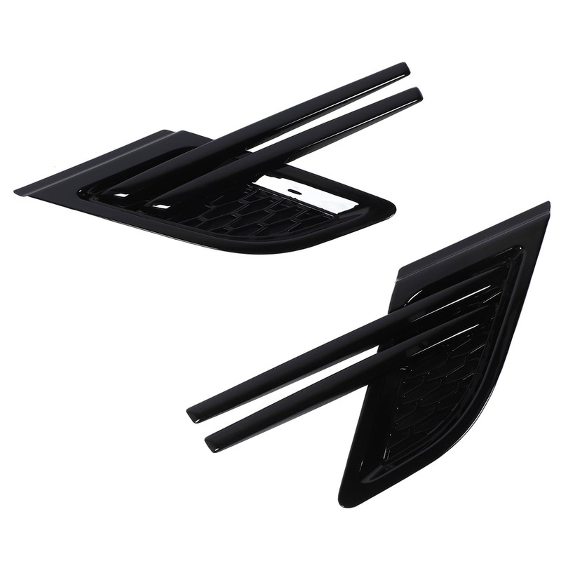 Car Side Vents Grille Trim LR062115 Gloss Black Air Vent
