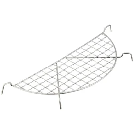 Endoshoji ATV04030 Professional Half Moon Tempura Crimp Net, for 11.8 Inches (30 cm) Pot, Stainless Steel
