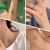 5 Sheets Temporary Tattoos Realistic Fake Tattoo Stickers for Sticking