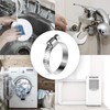 2 Pieces Washing Machine Drain Hose Connectors, Fit for 0.8