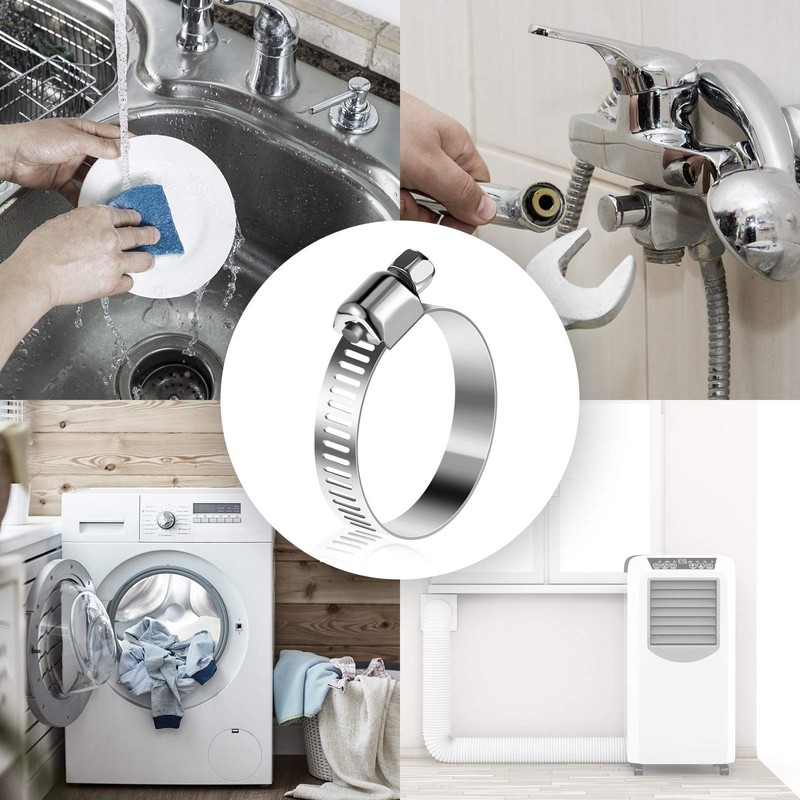 2 Pieces Washing Machine Drain Hose Connectors, Fit for 0.8