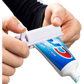 Exprimidor de pasta de dientes (1 unidad), enrollador de rodillos de tubo económico, ahorra pasta de dientes, cremas, pintura y más, pone fin a los residuos, simple y práctico para cada hogar