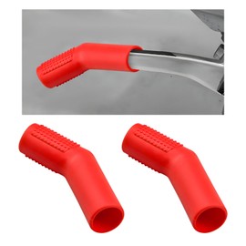 DXNQ 2PCS Motorcycle Rubber Gear Shift Lever Shoe Protector, Universal Anti Slip Motorcycle Gear Shift Lever Cover, Heat-Resistant Bicycle shifters Cover Protector Pedal for Street Dirt ATVs (Red)