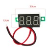 Mini Digital Voltmeter Mini Wire DC 12 Voltage Gauge Tester,