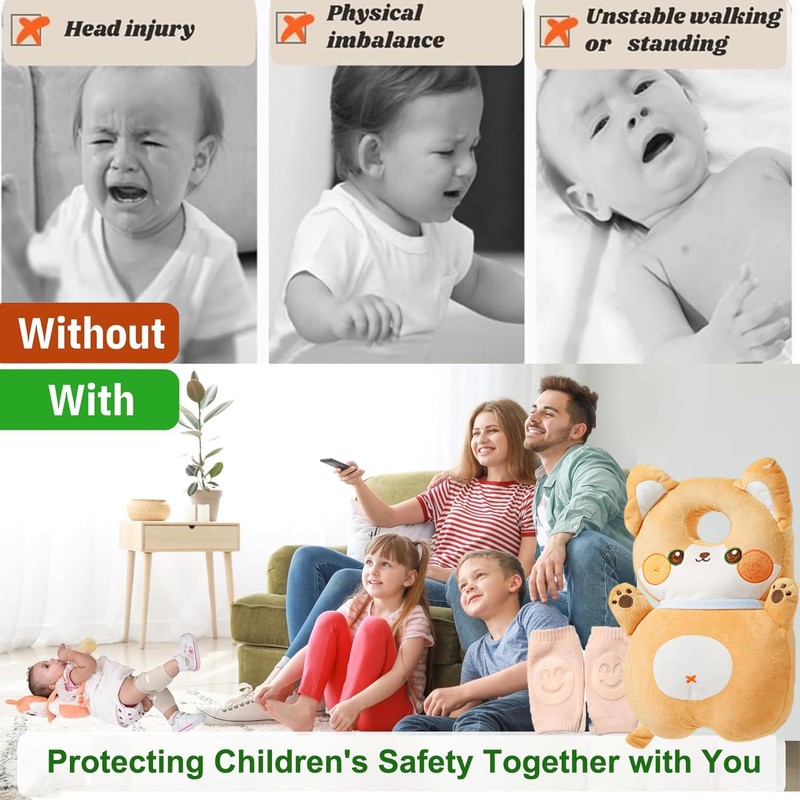 Baby Head Protector Backpack, Toddler Baby Head Protection Backpack with