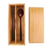 Natudeco Chopsticks Storage Box Spoons Organizer Japanese Chopsticks Case Tableware