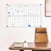 Calendar Whiteboard for Wall 36" x 24", 4 Month Magnetic