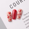 Valentines Nail Stickers 6 Sheets Red Nail Decals Stickers for