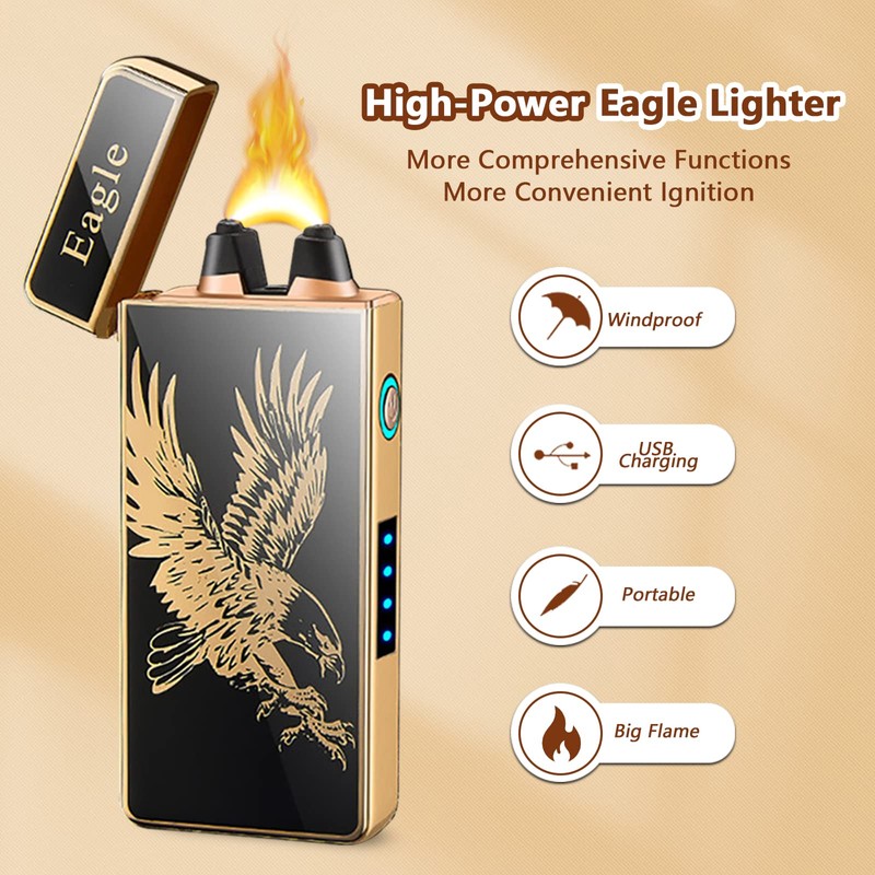 RSBYE Eagle Electric Lighter Plasma Lighters Arc Lighters USB Rechargeable