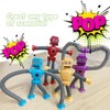Whongkidz Pop Tubes Robot Toys Easter Basket Stuffers for Kids