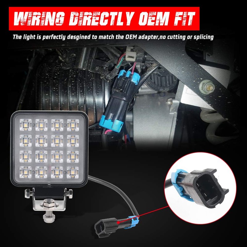 Tugwuetlwu16W LED Reverse Light for Polaris Ranger Crew 1000 XP