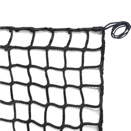 Universal Safety Net Children's Protective Net Polyester Knotless Stair Fence Railing Safety Protection Anti-fall for Pet Cat Net Balconies Patios Windows (Size: 1 x 1 m (3 x 3 ft), Colour: Black