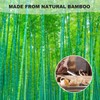 YIMICOO Wooden Bamboo Back Scratcher, 17 Inch Long Handle Back