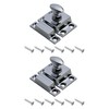 Chrome Turn Catches Harmac House® 2 Pack Twist Door Locks