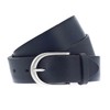 Vanzetti Women's Leather Belt, Women's Belt, Full Cowhide Leather, Navy,