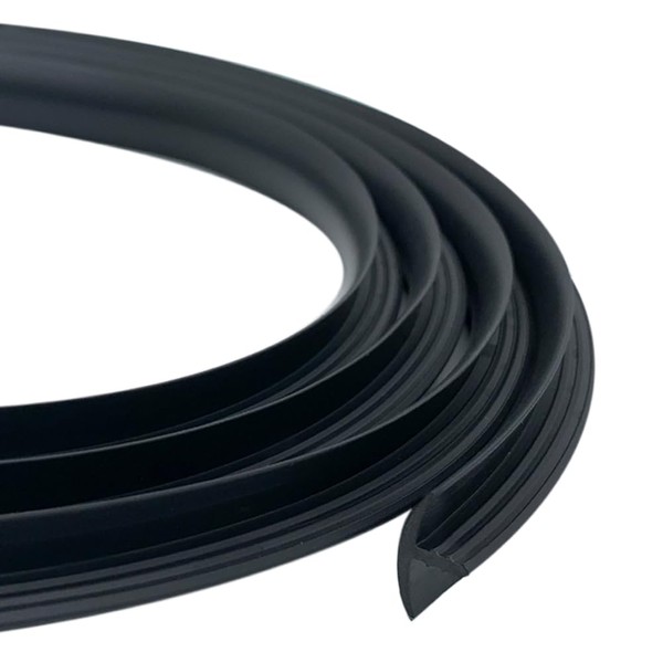 Tintvent T Rubber Trim Molding, Fit 3/4 inch Edge, Edging