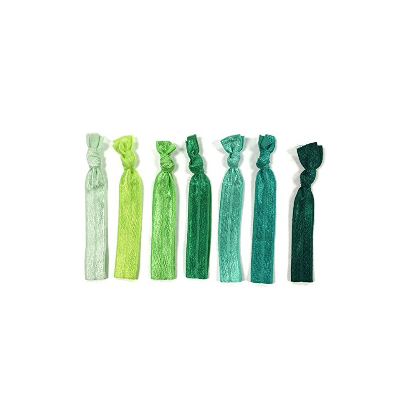 Wrapables Assorted Ribbon Hair Ties Ponytail Holder, Lucky