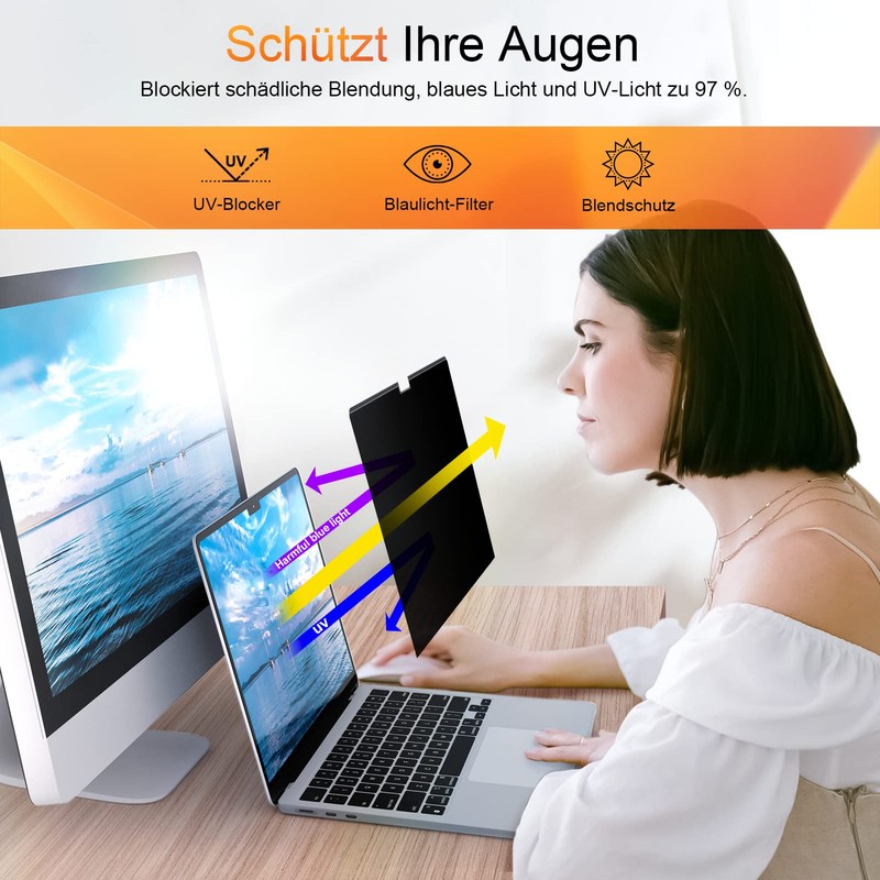 Magnetic Privacy Filter for Apple MacBook Air 15 Inch (2023-2024,