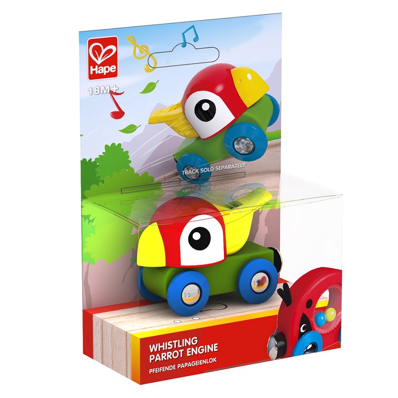 Hape E3808 Whilstling Parrot Railway Engine - My First Railway