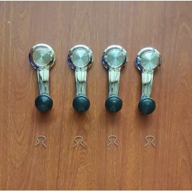 Unbranded Window Crank Handles & Clips Kit  for 1968 69 70 Impala LeMans Tempest