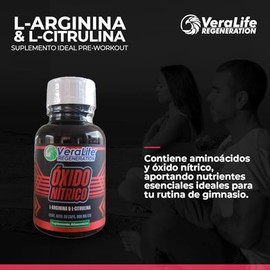 Óxido Nítrico: A Base de L-Arginina y L-Citrulina - 90 Cápsulas de 800mg | Suplemento Alimenticio ideal para Preworkout | Mantener en Lugar Fresco y Seco | Sin Azucar y de Calidad Premium