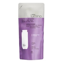 Repuesto Lumina Shampoo Matizador Rubio O Con Canas Natura
