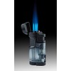 Jetline Fatboy Black Triple Jet Flame Cigar Lighter with Cigar