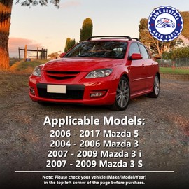 HAWK BROTHER Control Arm, Front Lower Control Arm With Ball Joint Front & Rear Sway Bar Link Tie Rod Suspension Kit Replacement For 2004-2009 Mazda 3, 2006-2014 Mazda 5