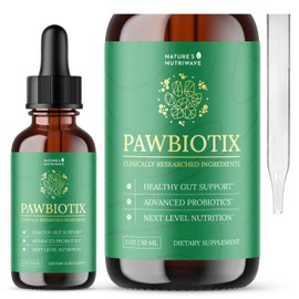 Pawbiotix Liquid probiotics for Dogs - Dog probiotics for Digestive Health | 100% Natural Dog Gut Health probiotics | probiotics for Dogs | Original Formula, Beacon Flavor, 1oz, 1 Month Supply