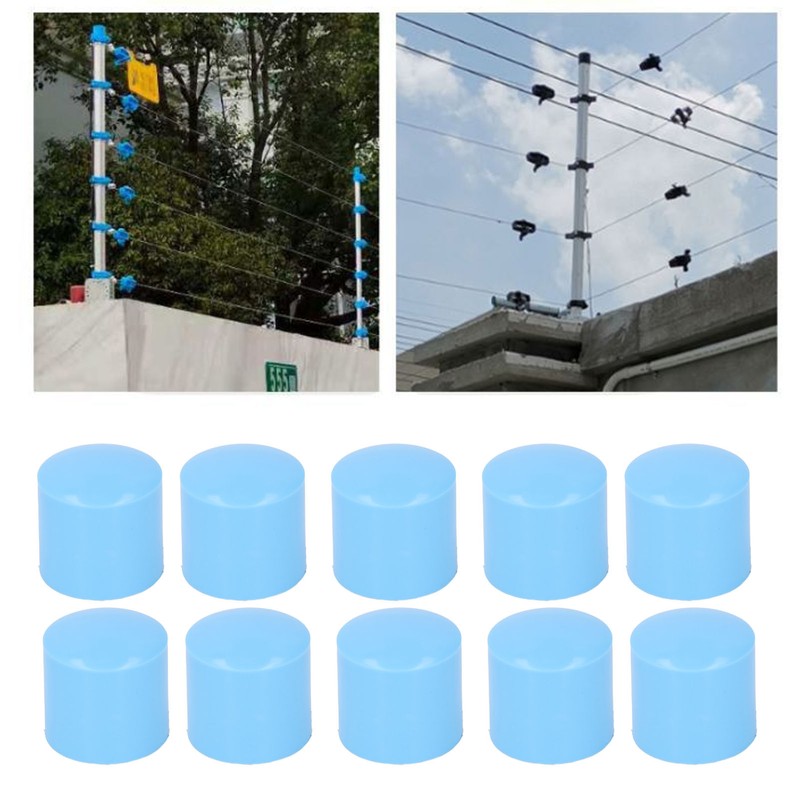 100PCS End Caps High Voltage Pulse Electronic Fence System Tension