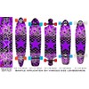 Purple Star - Decal Style Vinyl Wrap Skin fits Longboard