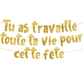 Glitzerbanner FR Whole Life Party