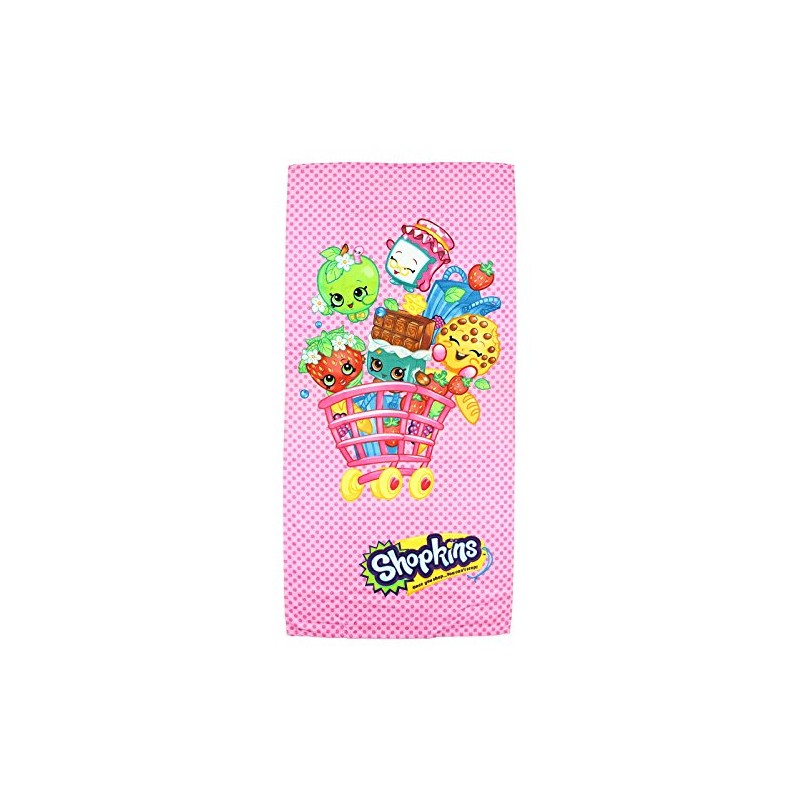 Shopkins Beach Shopping Cart Towel
