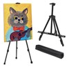 PUJIANG Art Easel for Painting, Portable Aluminum Painting Easel Stand