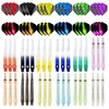 BIPY 72PCS Dart Shafts and Flights Set in 15Pcs Gradient